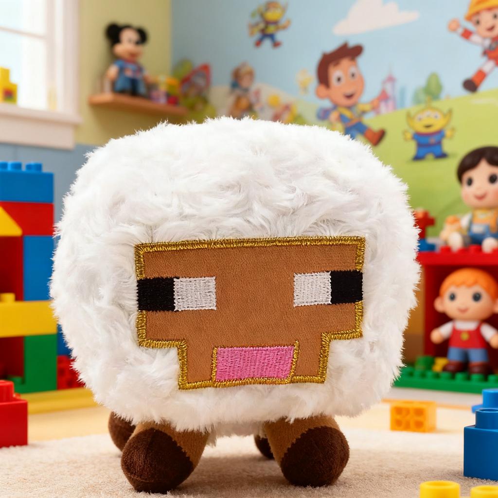 Cuddly White Sheep Plush Toys Game Baby Sheep Plush Soft Stuffed Animals Toys for Children Kids Gifts 16cm