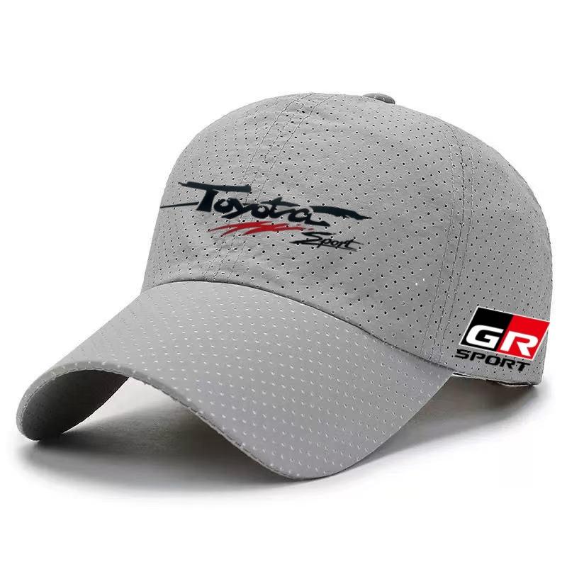 2026 New Toyota Logo GR Racing Summer Thin Breathable Soft Top Baseball Hat Outdoor Riding Sunshade Hat Duck Tongue Hat