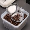 Stainless Steel Coffee Bean Display Plate Coffee Bean Weighing Plate Metal Sauce Dish Irregular Coffee Bean Dosing Tray