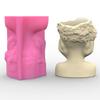 Art Figure Mold Flower Vase Mold Artistic Human Figure Shape Silicone Planter Mold Flowerpot Mold for Hand-Making Lover