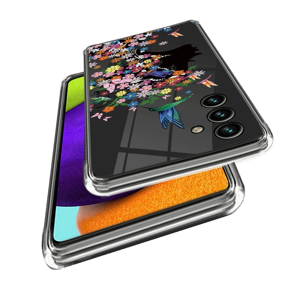 Slim Case for Samsung Galaxy A34 5G Pattern Printing IMD Phone Case Anti-Scratch Soft TPU Cover