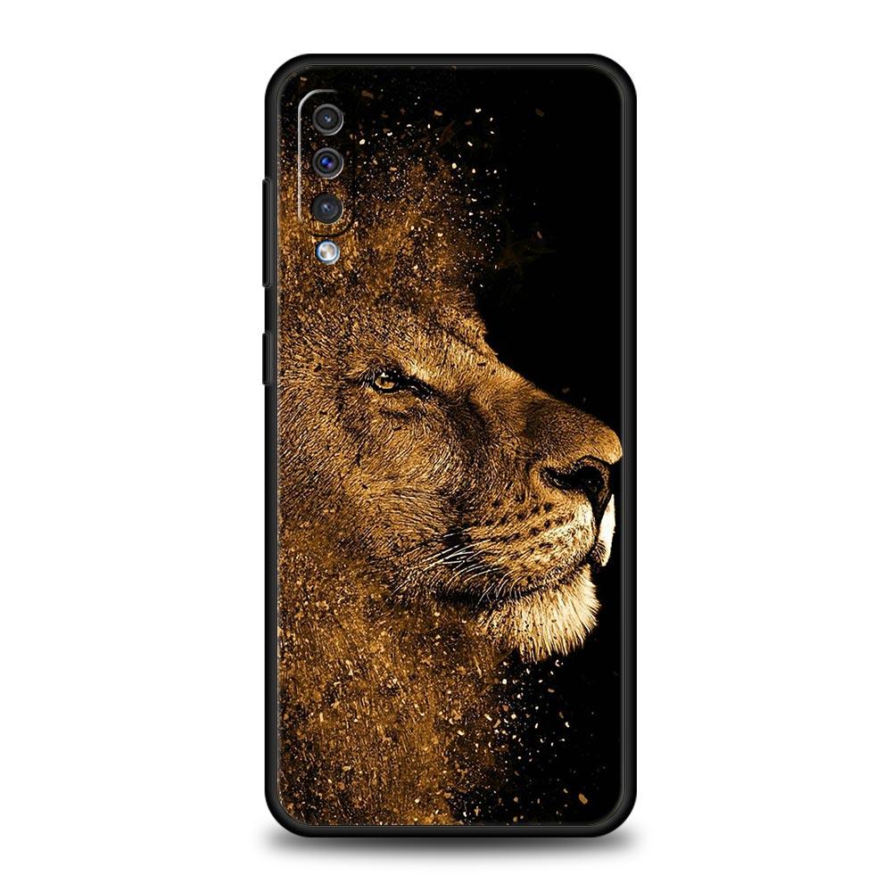 Lion Alpha Male Cub Phone Case For Samsung Galaxy A56 A36 A26 A34 A17 A16 A06 A14 A12 A54 A72 A24 A22 A20e A52 A50 A40 A32 Cover