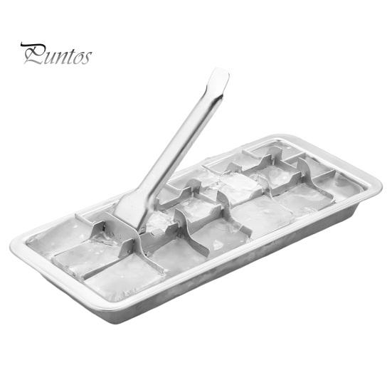 

Лотки для льда из нержавеющей стали, 18-секционная форма для кубиков льда с легкосъемной ручкой, съемный ледогенератор для баров и кухонь серебряный