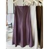 Thirteen lines of early spring new models, beautiful satin luster, high waist and thin fishtail skirt temperament A-shaped skirt