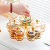 Heart-Shaped Dustproof Dried Fruit Tray - Living Room Coffee Table Snack Box & Storage Bowl