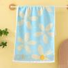 Floral Bath Towel Cotton Soft Absorbent Hand Towel Fast Drying Washcloth Bathroom Towel for Face Spa Kitchen Gym Hotel