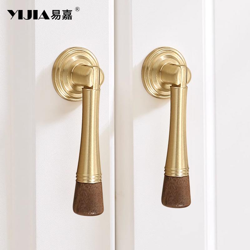 Wardrobe Door Handle Kitchen Door Pulls for Cabinets Wood Cabinet Nature Style Wooden Cabinet Handle Furniture Hardware
