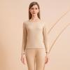 Men's and Women's Wool Silk Thermal Underwear Set – Warm, Thick, Velvet-Lined, Autumn Pants for Couples