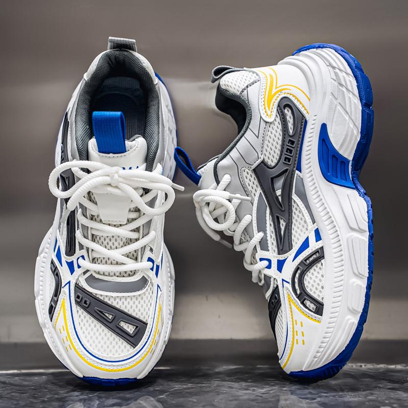 New Fashion New Men's Fashion Casual Low Top Sports Shoes Students Thick Sole Comfortable Sneakers Boys Male Classic Breathable Basketball Shoes