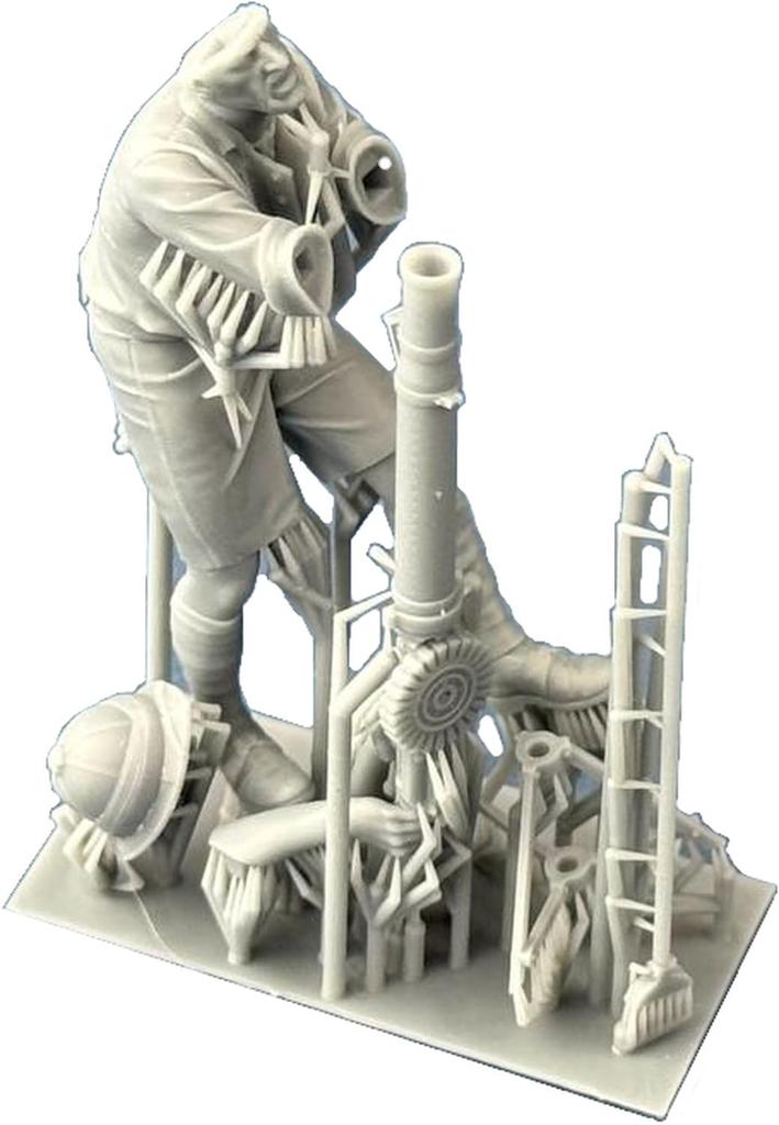 Copperstate Models 1/35 Scale RAF Armored Truck Crew with Lewis Machine Gun Resin Kit COPF35073 (Person)