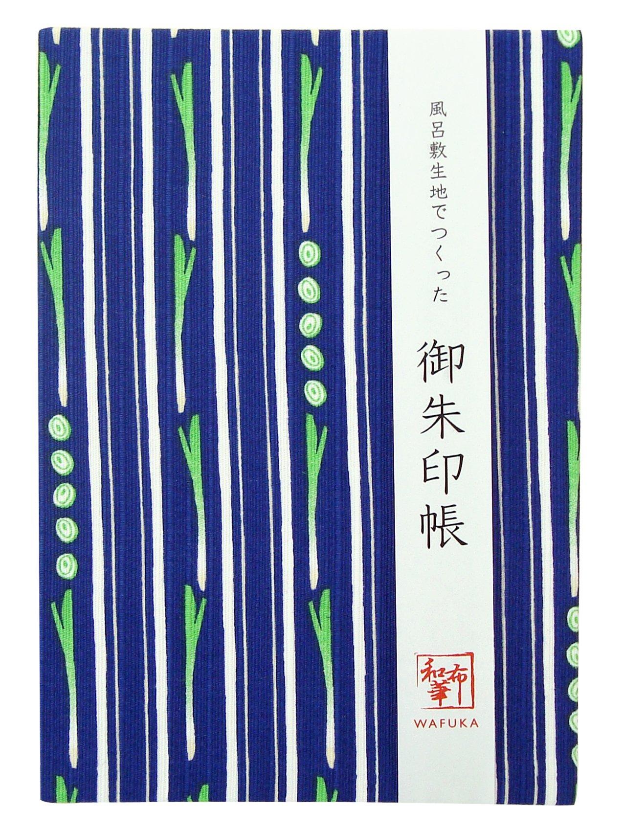 

Книга Wafuka Goshuin, 24 сложения, бумага Vosho, стиль «мех», 11 x 16 x «луковица» 1,5 см (Зеленая полоса)