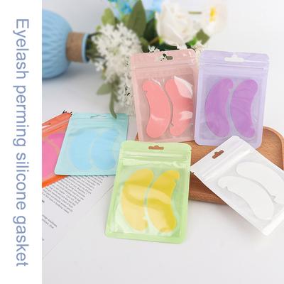 U-förmige wiederverwendbare 1 Paar Augenpads Silikonstreifen Wimpernlift Wimpernverlängerung Silikonpflaster Unteraugen-Isolations-Gel-Patch