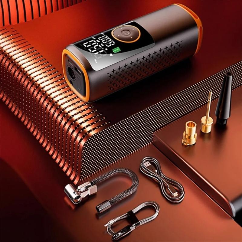 Wireless Car Air Compressor Air Pumps Electric Tire Inflator Pumps for Motorcycle Bicycles Air Pumps Tire Inflator