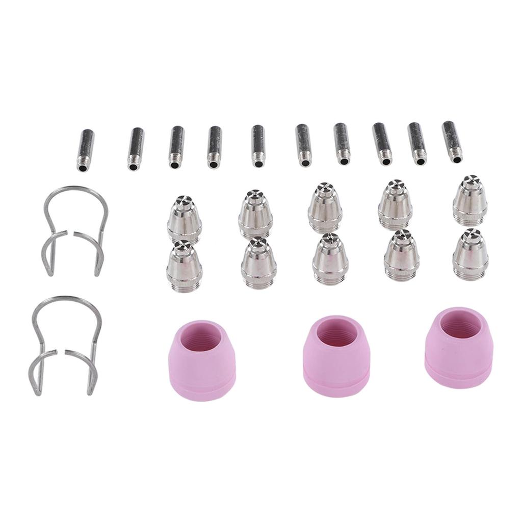 25 Stück Elektrodendüsen-Set Ersatz Plasma-Schneidbrenner Verschleißteile für AG60 SG51