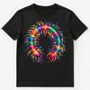 Colorful Paint Splash Centipede Art Graphic Unisex T-Shirt