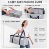 Eco-friendly Waterproof PE Packing Bag - Sturdy, Durable, Large Capacity for Clothes & Quilts Storage