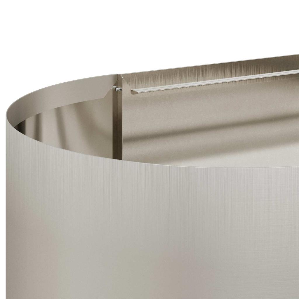 Raised Garden Bed for Outdoor Use Stainless Steel 200 X 40 X 40 Cm