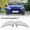 Rear Mirror Cover Modified Part Replacement White Left Right Rearview Mirror Shell Cap 1594522 8A6117K746CA for Ford Fiesta 09-15