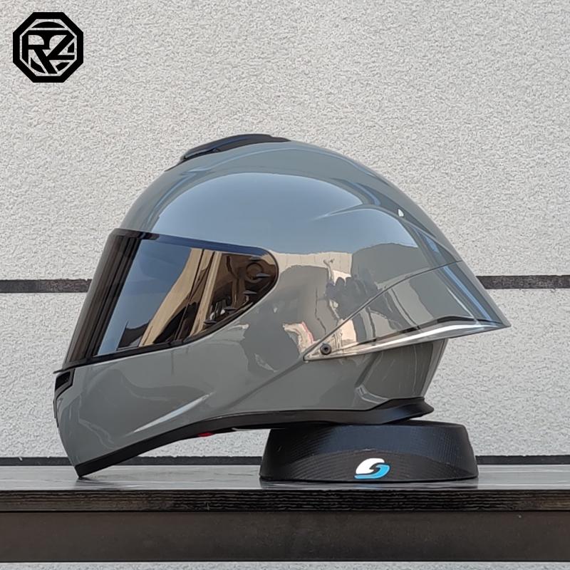 ORZ Motorcycle helmet, men's and women's dual lens full face helmet, motorcycle sports car, all season full face helmet