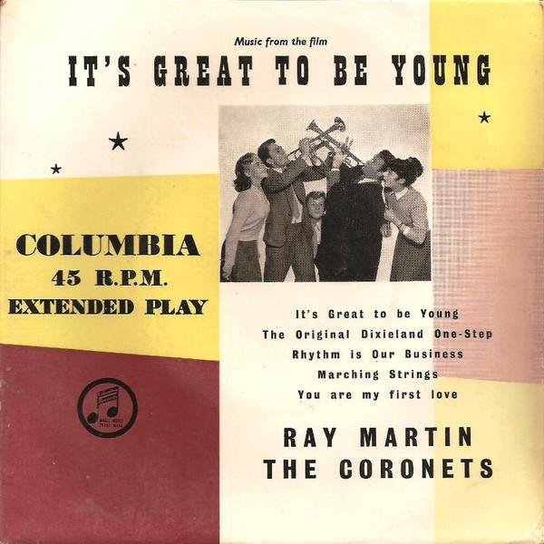 

7inch Record CORONETS RAY MARTIN HIS CONCERT Music From The Film Its Great To SEG7639 Columbia 1956 UK Soundtracks Musicals Used
