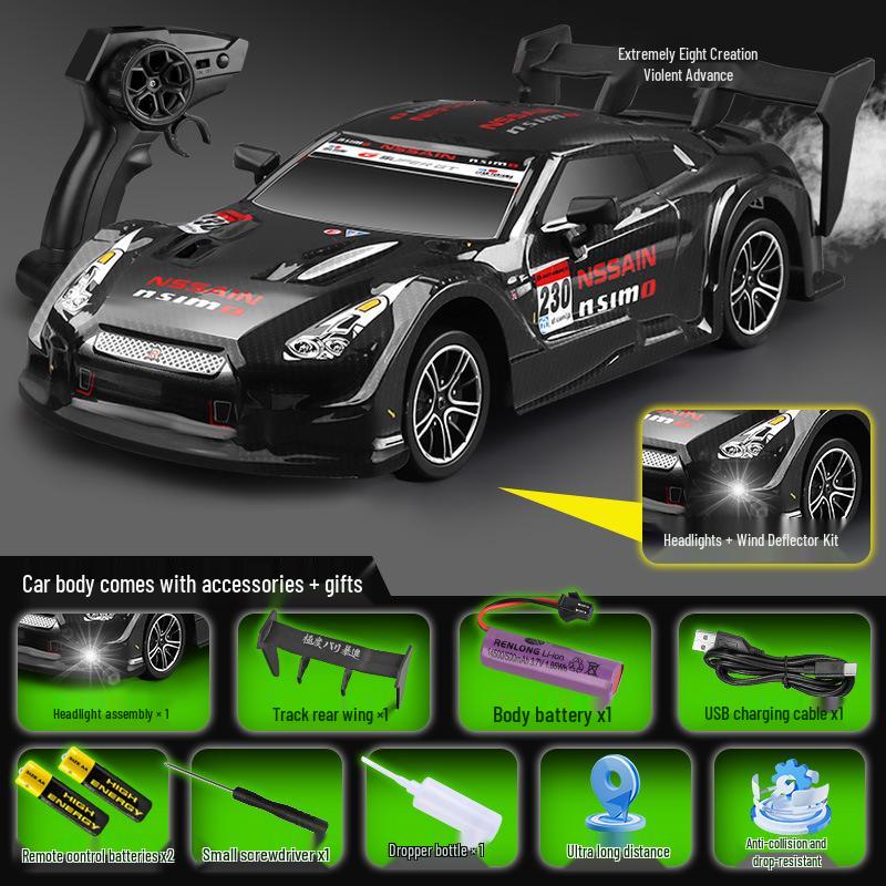 High-Speed RC Police Racing Car Toy for Kids Ages 5-8: Electric, Off-Road & Drifting Capabilities
