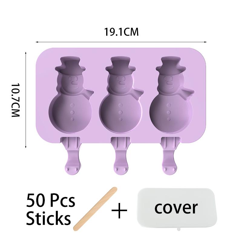 Silicone Ice Cream Mold Popsicle Reusable Bar Pop Molds For DIY Making Summer Favorites DIY Homemade Kitchen Accessories