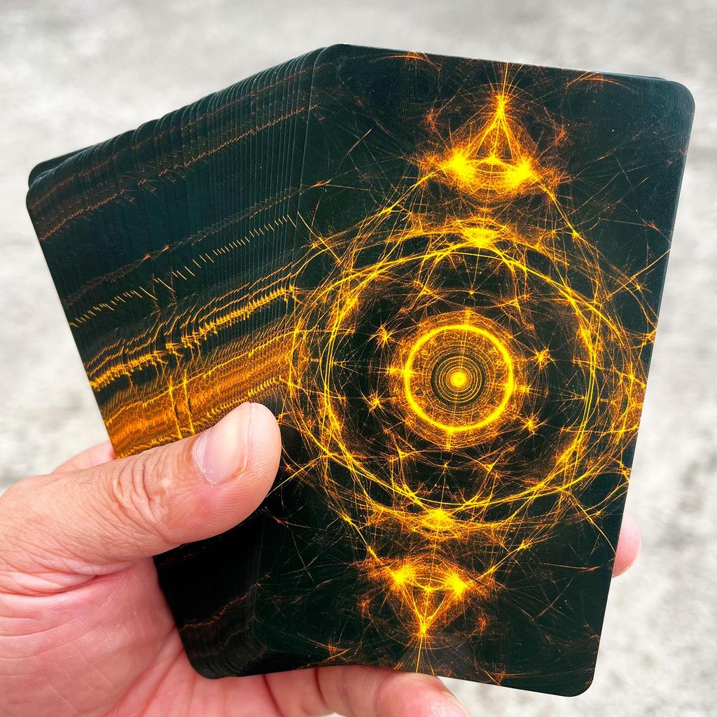 GZXINKE Soul Light Oracle Oracle Spiritual Oracle Explore Cosmic Wisdom and Intuitive Insights Deck, Beginner's Cards, Cards,