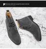 Herren Wildleder Chelsea Boots im koreanischen Stil - Herbst/Winter Spitzschuhe High-Top Schuhe