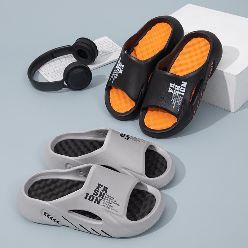 Herren Übergröße Sommer Outdoor Rutschfeste Sportliche Flip-Flops mit Dicken Sohlen