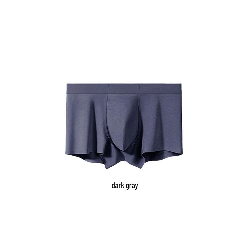Men's Antibacterial Breathable Cotton Sports Boxer Briefs - Plus Size