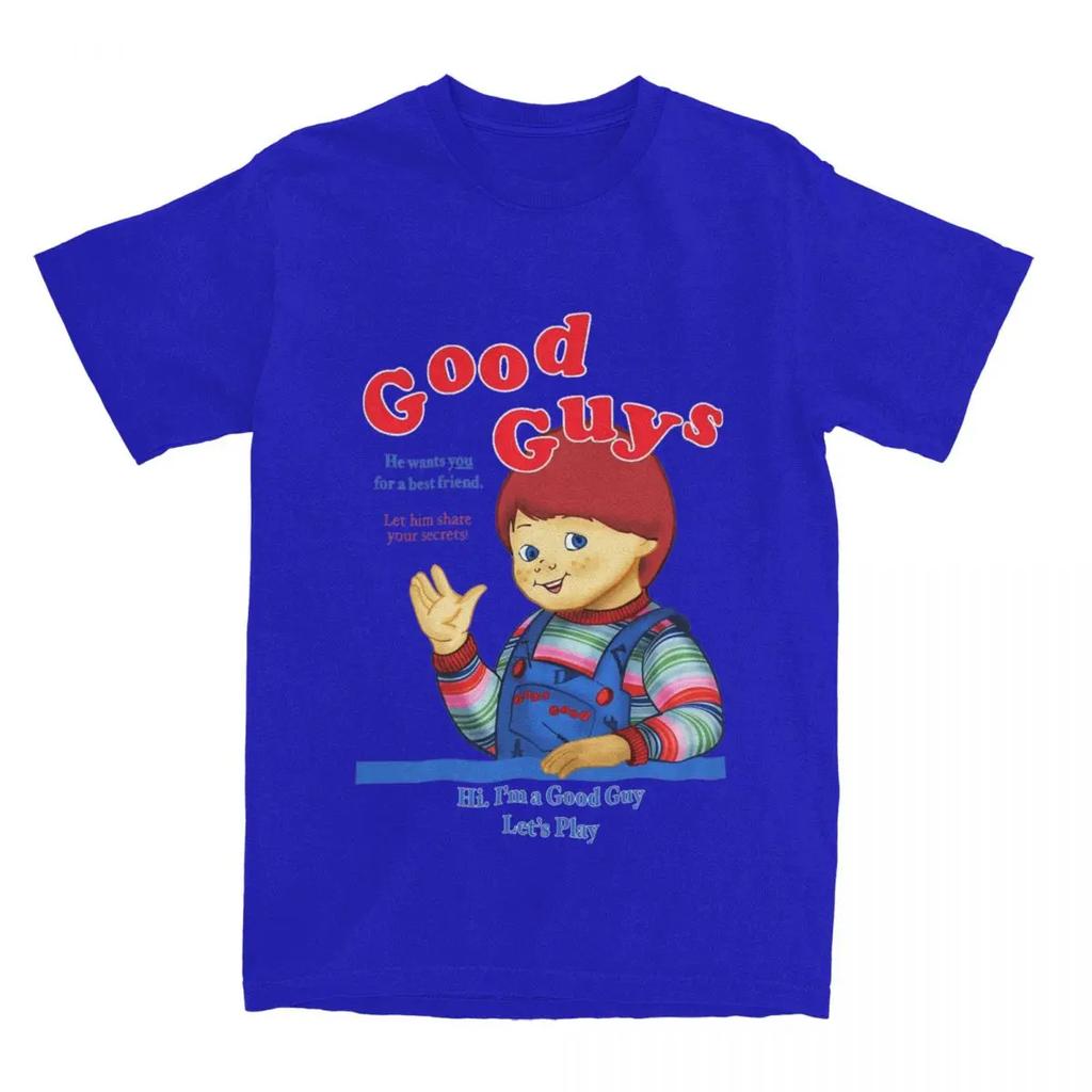 Alle Jahreszeiten Männer Frauen Gute Jungs Chucky Hemd Outfit T-shirt Kleidung Vintage T Shirt