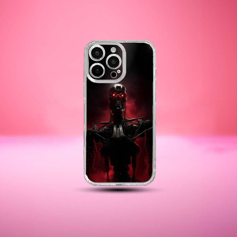 Arnold Schwarzenegger Terminator Phone Case For iPhone17,16,15,14,13,12,11 Plus,Pro Max Soft Transparent Cover iPhoneXSMAX