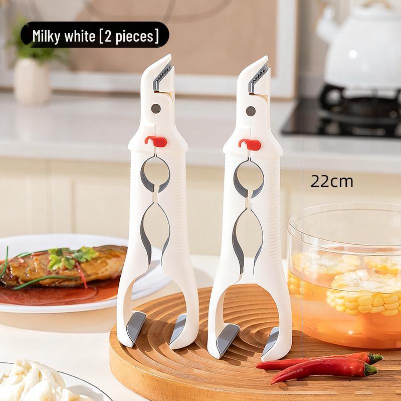 Three-in-One Non-Slip Silicone Bowl Tongs - Anti-Scald Household Plate Lifter