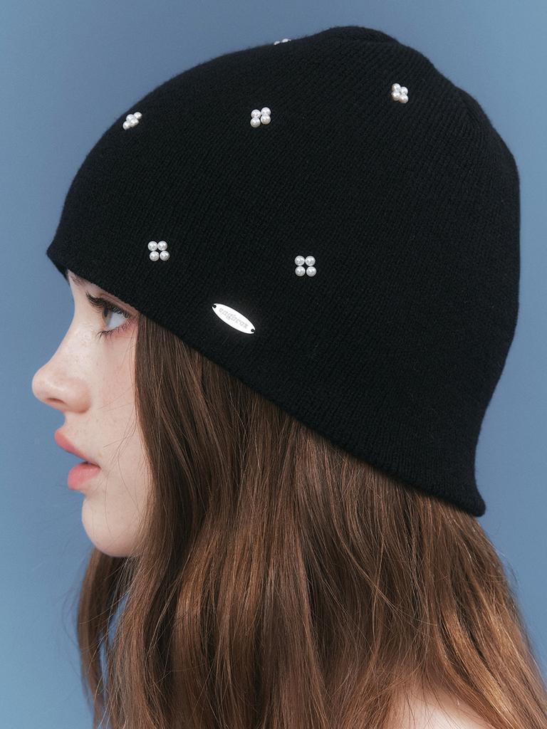 Aengbeulogseu Snowy Pearl Beanie_3 Colors
