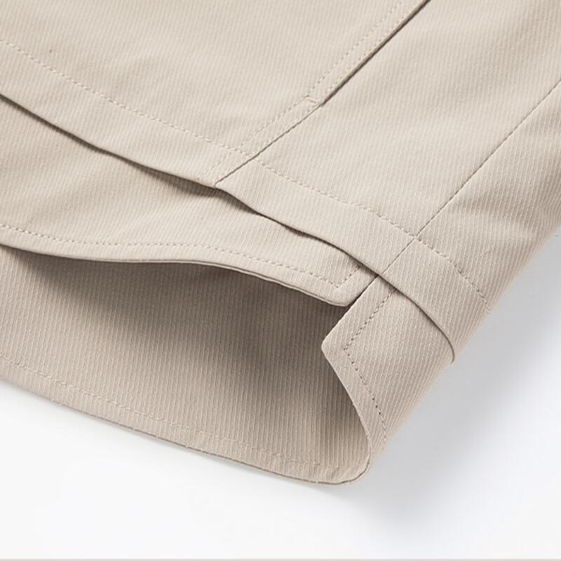 JOW Men's Multi-Pocket Lapel Workwear Jacket