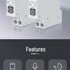 ZigBee Tuya Smart Circuit Breaker with APP Control, Timing, Metering, Overcurrent/Overvoltage Protection, and Alarm Air Switch