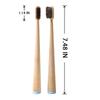 5Pcs Horsehair Bamboo Toothbrush Soft Natural Bristle Bamboo Toothbrush Compostable Biodegradable Zero Waste Plastic Free