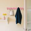 Vlnové Tvarované Věšáky na Oblečení Kovový Věšák Kreativní Polička na Oblečení Domov
