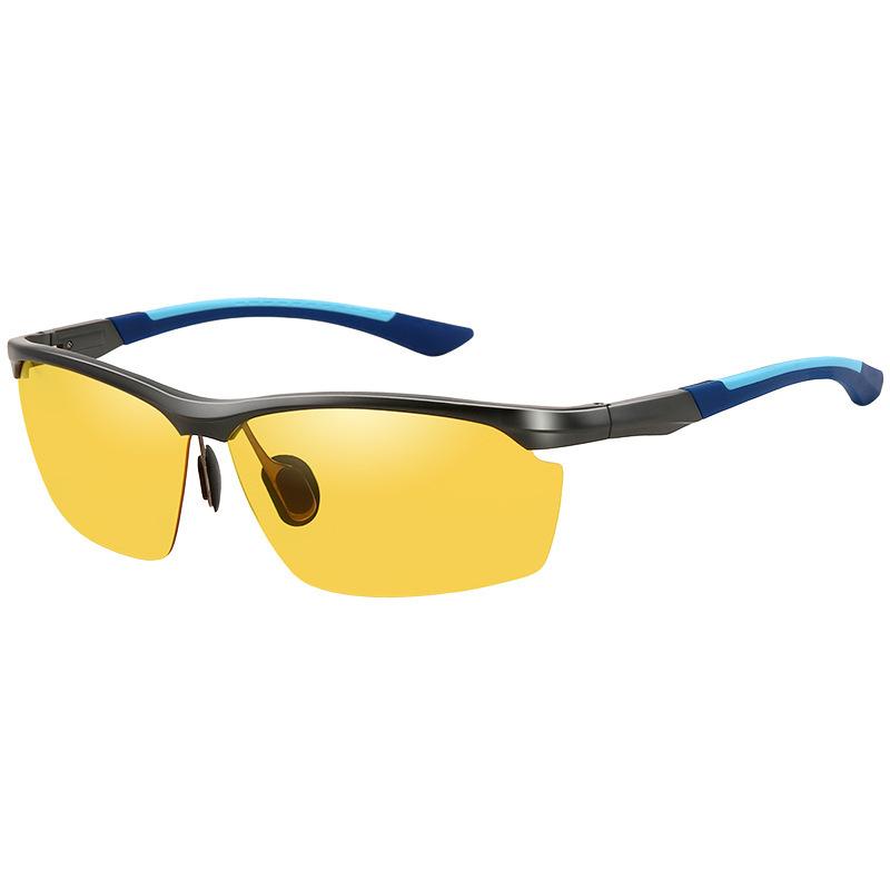 

Новое алюминиево-магниевое интеллектуальное светочувствительное устройство ночного видения с изменением цвета, поляризационное зеркало для вождения, солнцезащитные очки день-ночь