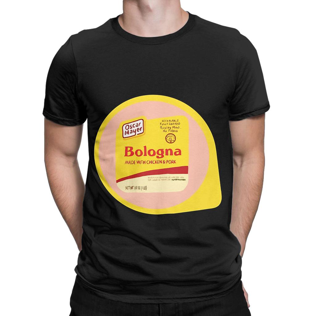 Oscar Mayer Bologna Illustration Funny 100% Cotton T-Shirt Oscar Mayer Tees Tops For Men