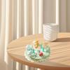 Play House Wooden Cake Model Wooden Kitchen Pretend Toy  Toddlers Boys Girls