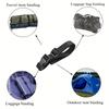 Set of 4 Durable Nylon Adjustable Straps with Metal Buckles for Travel and Camping