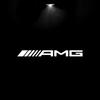 2 Pezzi Luce di Benvenuto con Logo LED per Portiera Auto Per Mercedes Benz AMG Classe A C E GLC GLA GLE GLB W177 W205 W212 W213 X253 X156 W166 X247