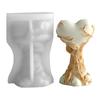 Flexible Silicone Mold Heart Shape Candle Crafting Supplies Home Decors Candle Mold Suitable for Candle Crafting