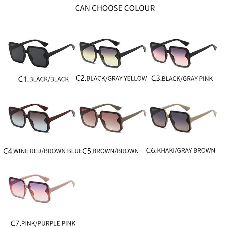 Trendy Luxury Square Frame Sunglasses Women Men Retro High Quality Brand Sun Glasses Outdoor Driving Lady Man Eyewear UV400