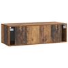 Wall Mounted TV Cabinet Reclaimed Wood Look 98 x 41 x 30 cm Particleboard