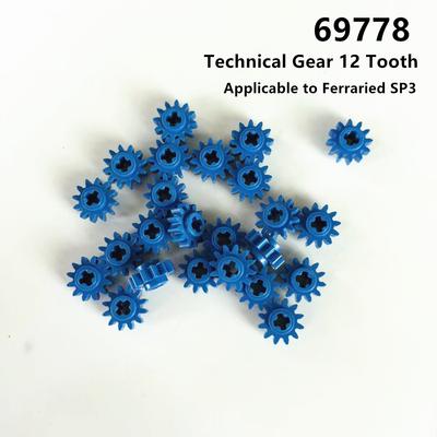 Pig Rainbow MOC Particelle 69778 Ingranaggio High-Tech a 12 Denti Per Ferraried SP3 Mattoncini Componenti Fai-da-te Educativi Giocattoli Compatibili