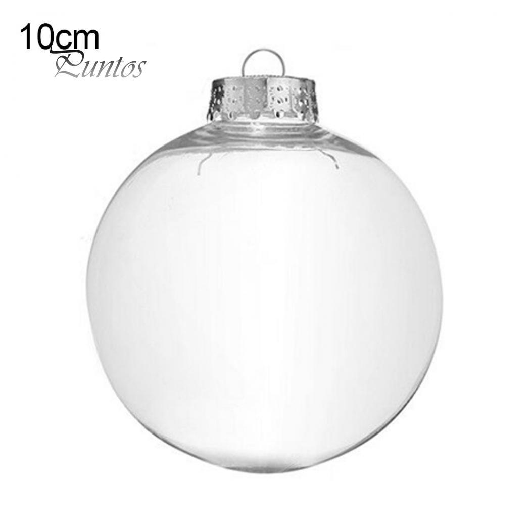 

Прозрачные рождественские шары на ёлку 10cm