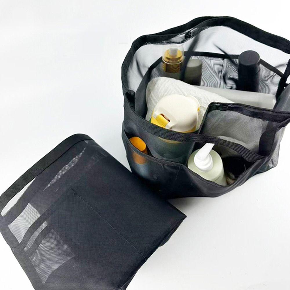 Large Capacity Mesh Inner Bag Breathable Mesh Multifunctional Shoulder Bag Organizer Waterproof Transparent