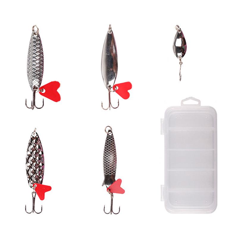 

Набор блесен-спиннеров Ананас - Ящик для приманок с железной пластиной, 10 шт.